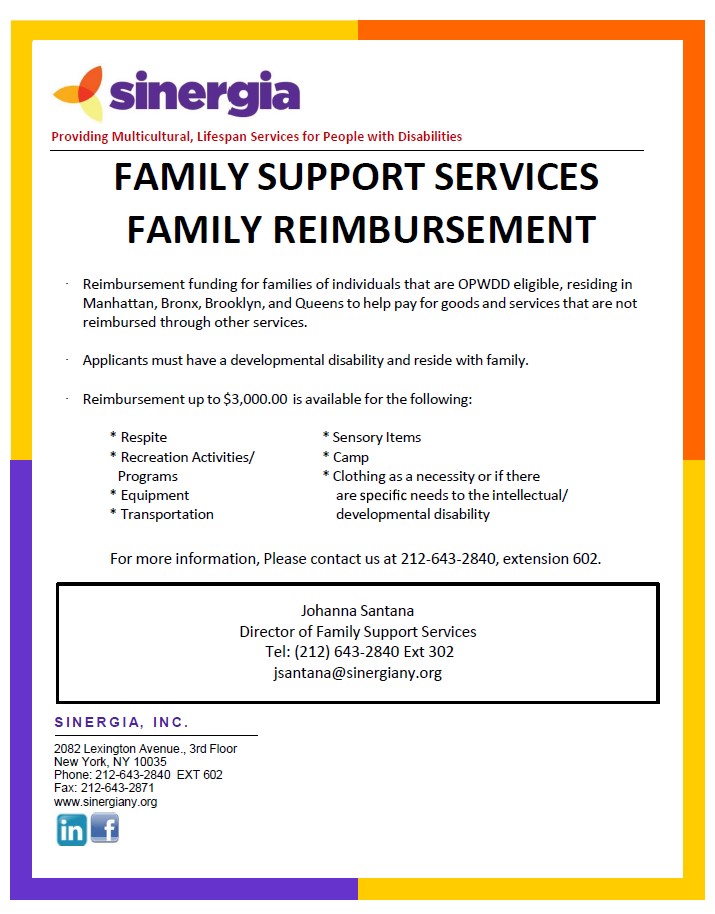 Image announcement for Family Support Services Family Reimbursement